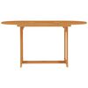vidaXL Garden Table 150x90x75 cm Solid Teak Wood