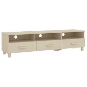 vidaXL TV Cabinet "HAMAR" Honey Brown 158x40x40 cm Solid Wood Pine