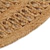 vidaXL Area Rug Hand-braided Jute 150 cm Round