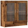 vidaXL Book Cabinet Old Wood 82,5x30,5x80 cm Engineered Wood