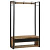 vidaXL Clothes Rack Brown 110 x 40 x 179 cm Solid Mango wood