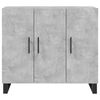 vidaXL Sideboard Concrete Grey 90x34x80 cm Engineered Wood