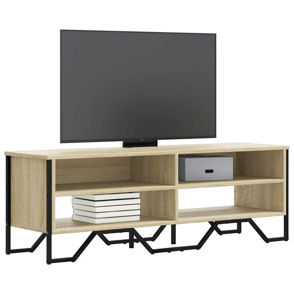 vidaXL TV Cabinet Sonoma Oak 122x34x41 cm Engineered Wood