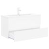 vidaXL Bathroom Furniture Set White Engineered Wood