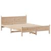vidaXL Bed Frame without Mattress 140x200 cm Solid Wood Pine