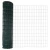 vidaXL Euro Fence Green 1.2 x 10 m PVC-coated iron