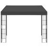 vidaXL Wall-mounted Gazebo 3x3 m Anthracite Fabric