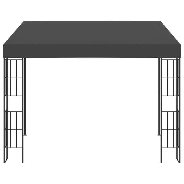 vidaXL Wall-mounted Gazebo 3x3 m Anthracite Fabric
