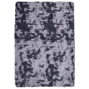 vidaXL Shaggy Rug High Pile NAVARRA Dark Grey 160x230 cm Polyester