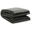 vidaXL Rectangular Pool Cover 1000x600 cm PE Black