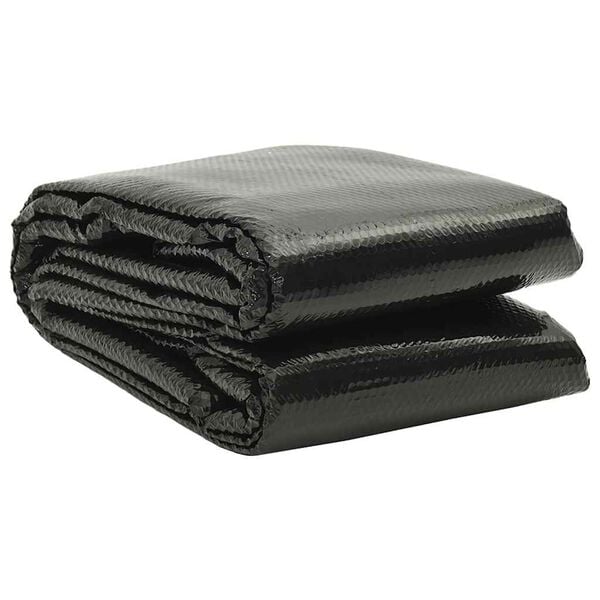 vidaXL Rectangular Pool Cover 1000x600 cm PE Black
