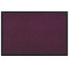 vidaXL Door Mat Bordeaux 80 x 120 x 1.2 cm Teddy Fabric