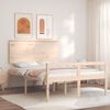 vidaXL Senior Bed without Mattress 140x190 cm Solid Wood