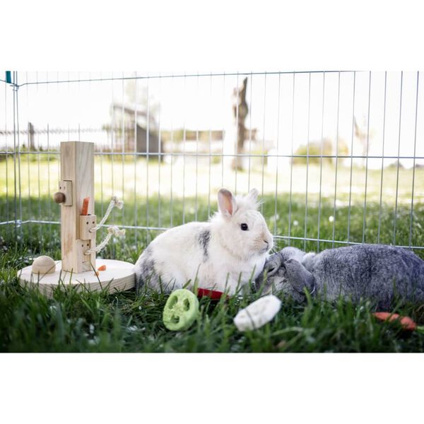 Kerbl Small Animal Thinking and Learning Toy 25x25x30 cm Wood