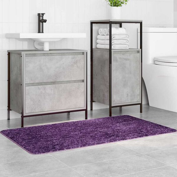 vidaXL Anti-slip Bath Mat Purple 70 x 120 cm PP