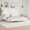 vidaXL Bed Frame without Mattress High Gloss White 200x200 cm