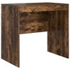 vidaXL Desk with Drawer 2 pcs Smoked Oak