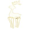vidaXL Reindeer Christmas Decoration with Mesh 306 LEDs 60x24x89cm