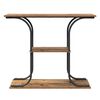 vidaXL Console Table Old Wood 101 x 35 x 80.5 cm Engineered Wood