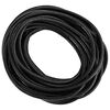 vidaXL Leather Cord Black &Oslash;5 mm x 10 m Leather
