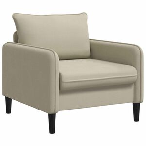vidaXL XL Armchair Sand Velvet