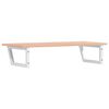 vidaXL Basin Shelf Wall Mounted Steel and Solid Wood Oak