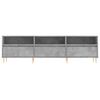 vidaXL TV Cabinet Concrete Grey 150x30x44.5 cm Engineered Wood