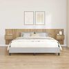 vidaXL Headboard with Cabinet 3 pcs Artisan Oak Engineered Wood