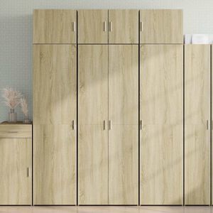 vidaXL Highboard Sonoma Oak 70x42,5x185 cm Engineered Wood