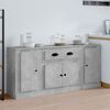 vidaXL Sideboards 3 pcs Concrete Grey Engineered Wood