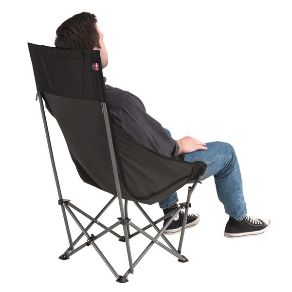 Outwell Folding Camping Chair Emilio Black