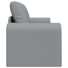 vidaXL Folding Sofa Bed Light Grey 148 x 71 x 83 cm Fabric