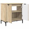 vidaXL Bathroom Furniture Set 3 pcs Sonoma oak Engineered wood