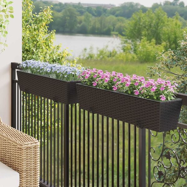 vidaXL Railing Metal