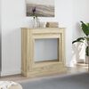 vidaXL Fireplace Surround Sonoma Oak 90x30x90 cm Engineered Wood
