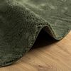 vidaXL Rug HUARTE Short Pile Soft and Washable Forest Green &Oslash; 120 cm
