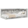 vidaXL Bookcase Bed Concrete Grey 75 x 190 cm Engineered wood