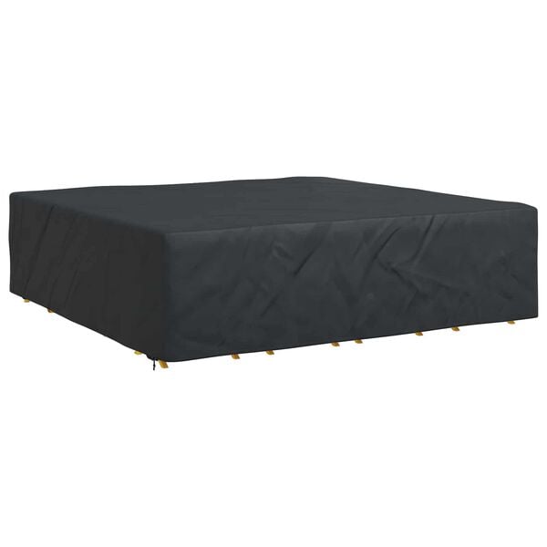 vidaXL Furniture Cover Plain Black 260 x 260 x 70 cm 210D
