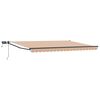 vidaXL Manual Retractable Awning with LEDs 4 x 3 m