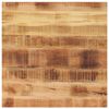 vidaXL Table Top 80x80x3,8 cm Square Solid Wood Rough Mango