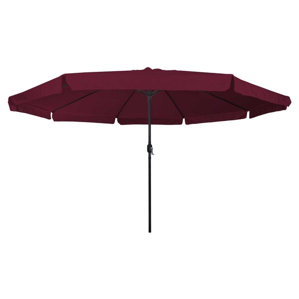 vidaXL Garden Parasol Bordeaux Red 395 x 395 x 245 cm