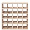 vidaXL Wine Rack 2 pcs Natural 56 x 25 x 56 cm Solid Pine Wood