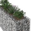 vidaXL Gabion Raised Bed Silver 170 x 50 x 80 cm Galvanised Steel