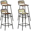 vidaXL Bar Chair | Set of 4 | Multicolour