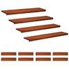 vidaXL Stair Treads 12 pcs 120 x 25 x 2 cm Brown Solid Beech Wood