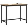 vidaXL Table Artisan Oak 80 x 50 x 76.5 cm Engineered Wood and Steel
