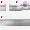 vidaXL Snail Fences 8 pcs Silver Galvanised Steel