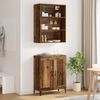 vidaXL Highboard 2 pcs Old wood Engineered Wood
