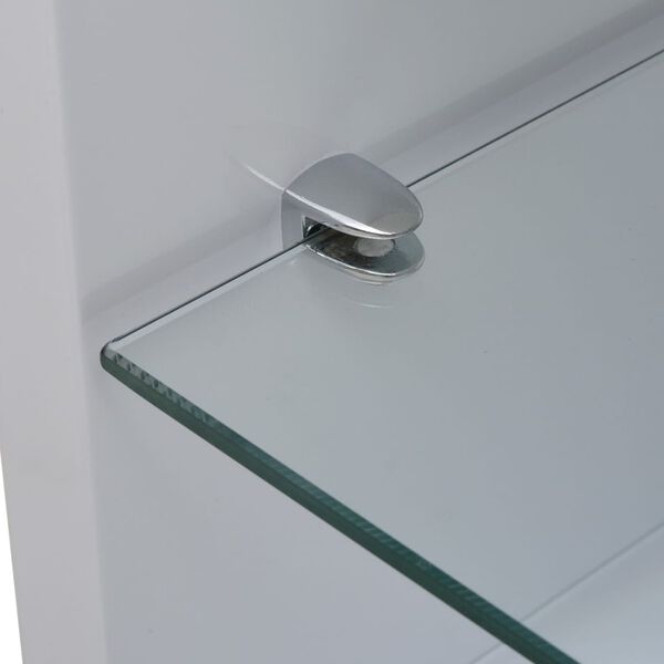 vidaXL High Gloss Coffee Table White