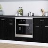 vidaXL Hanging Cabinet Black Oak 60 x 46 x 81.5 cm Engineered Wood